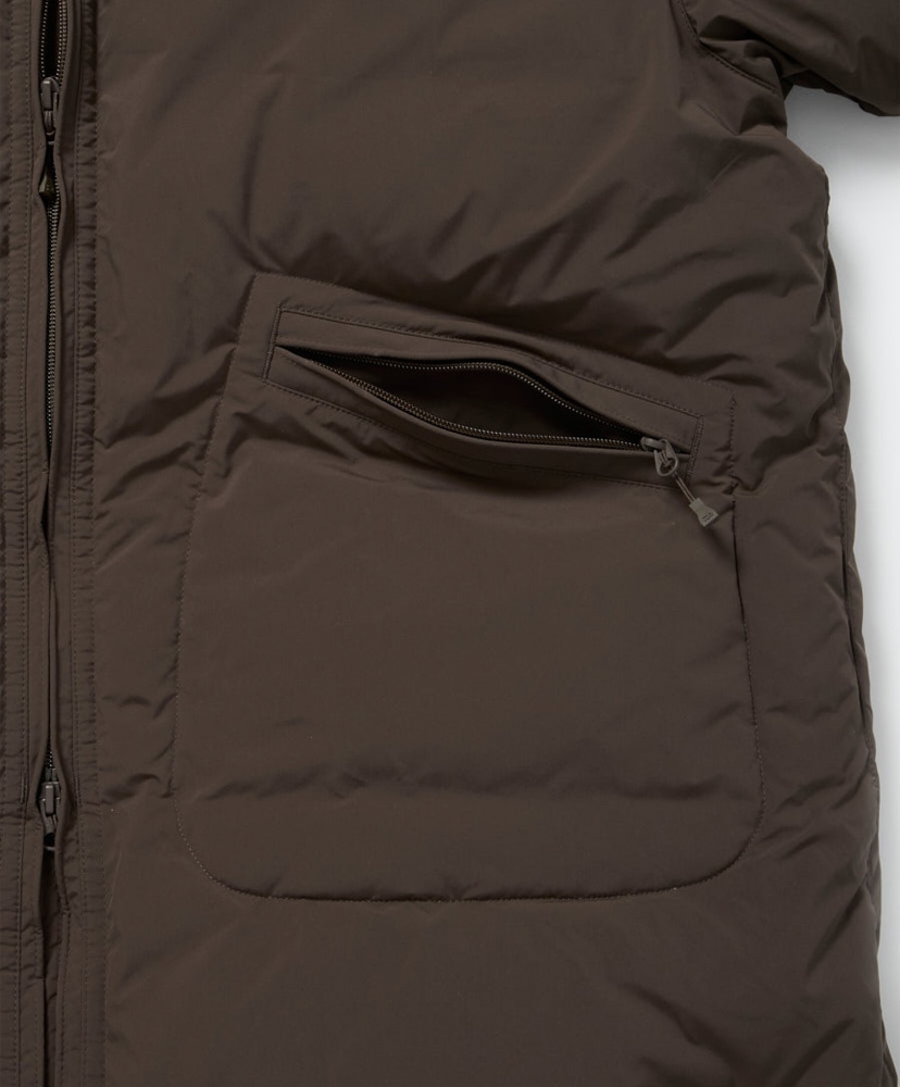 Women's Tech 2way Cadet Down Parka D.Brown/D.ブラウン F(WOMEN)