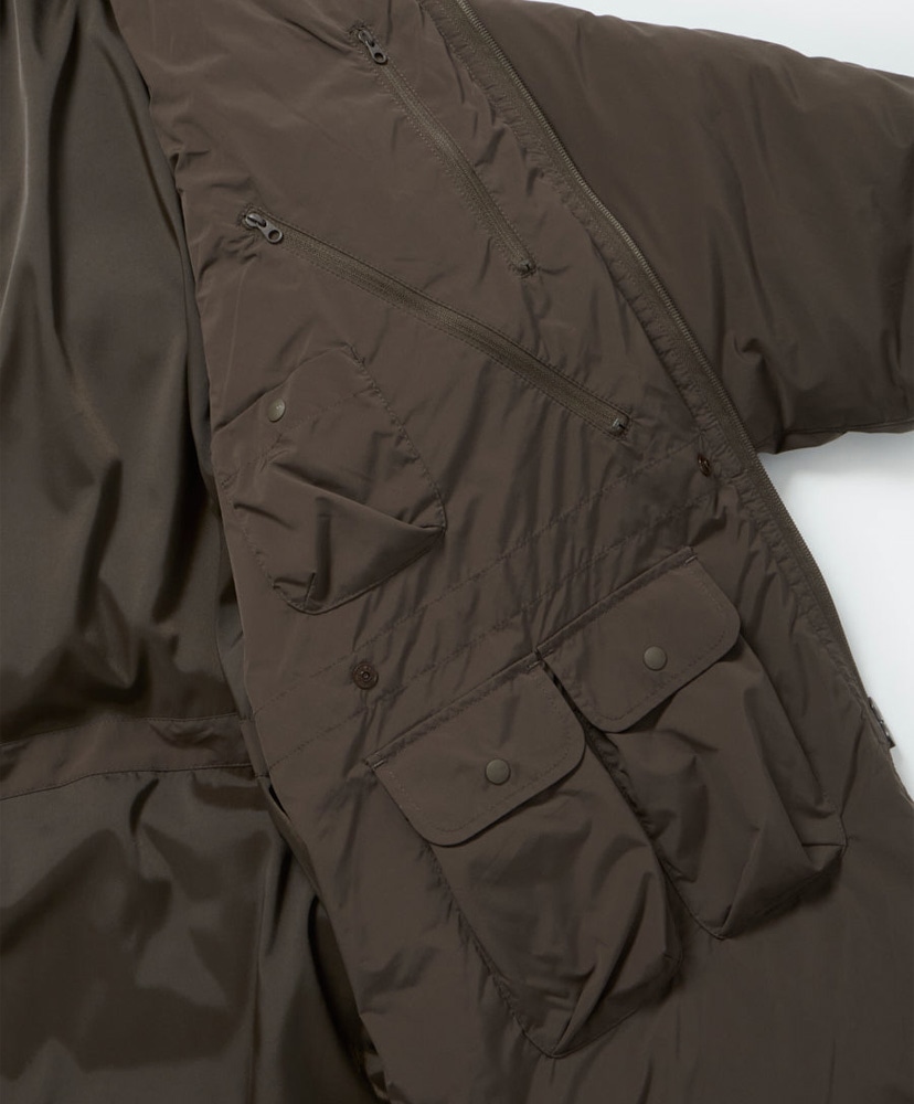 Women's Tech 2way Cadet Down Parka D.Brown/D.ブラウン F(WOMEN)