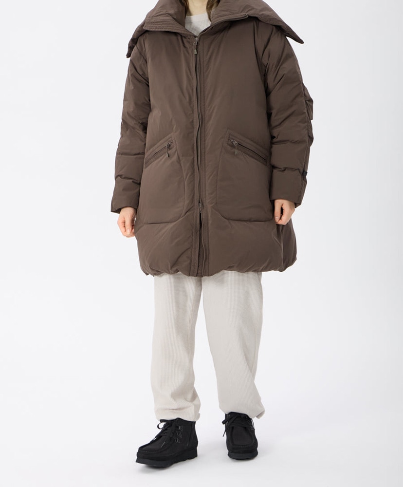 Women's Tech 2way Cadet Down Parka D.Brown/D.ブラウン F(WOMEN)