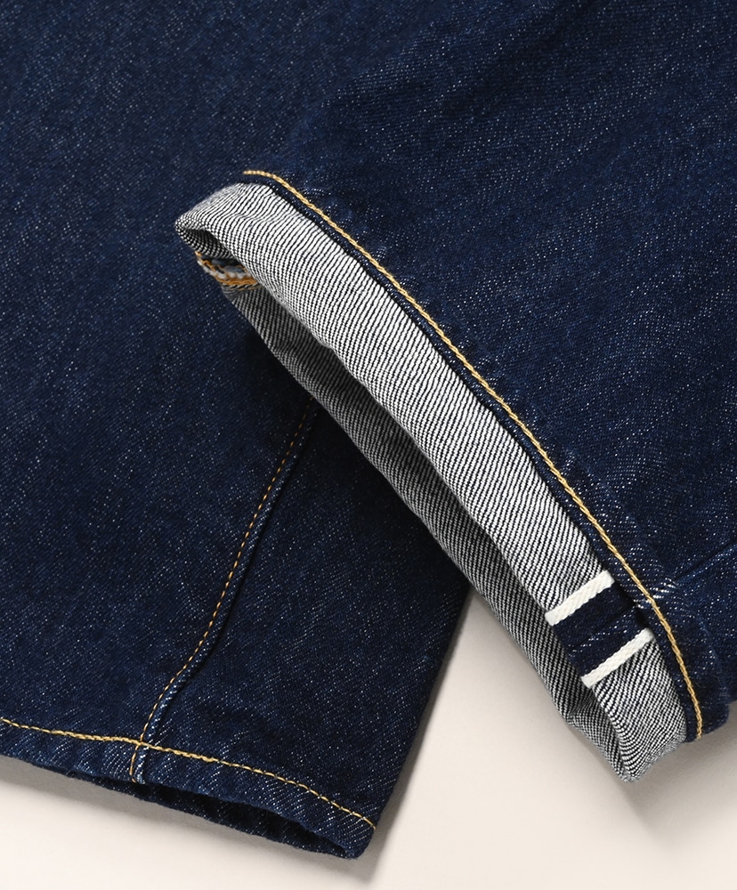 Straight 5 Pocket Pants (Real Indigo) Navy(One Wash)/ネイビーワンウォッシュ 28(MEN)
