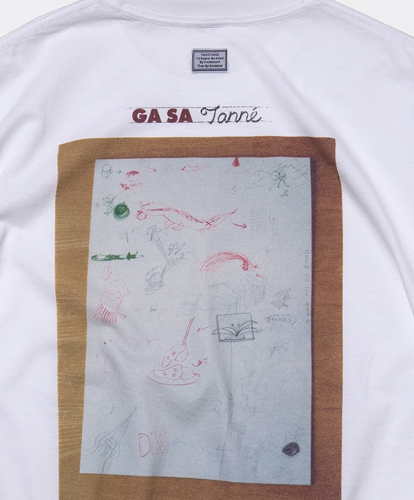 GASATANG - E9:SANAISERVEFAULT White/ホワイト L(MEN)