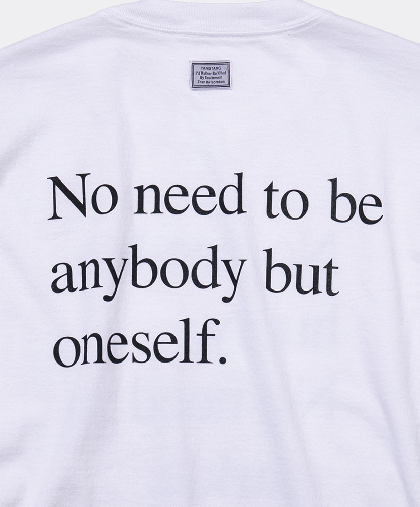 PROVERB - NO NEED White/ホワイト L(MEN)