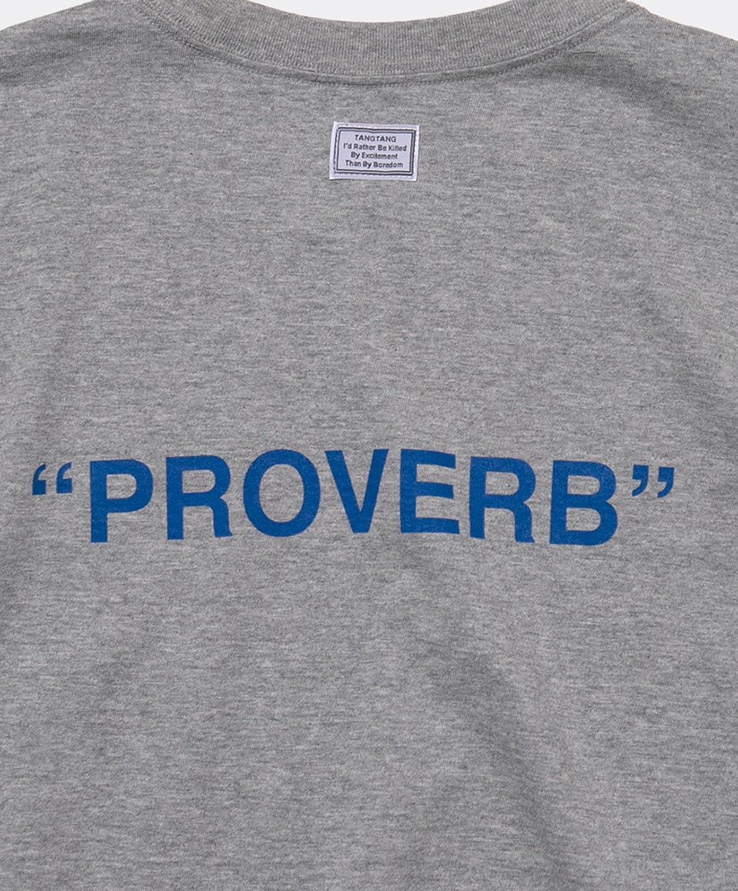 PROVERB - PRESENT Gray/グレー S(MEN)