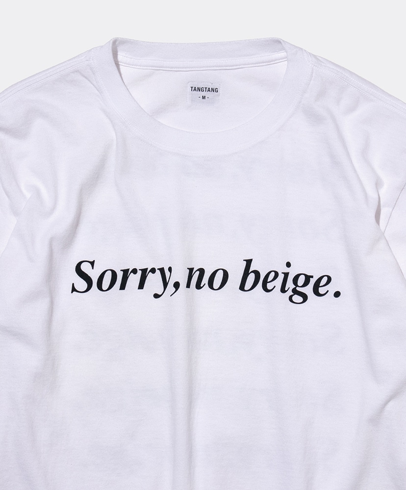 Text Sorry White/ホワイト L(MEN)