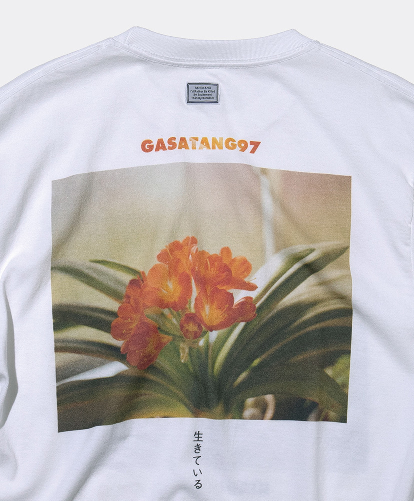 GASATANG - KIRUIKITEIRU_LONG White/ホワイト L(MEN)