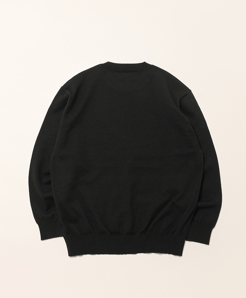 Rigid Cashmere Sweater P/O Black/ブラック 1(MEN)