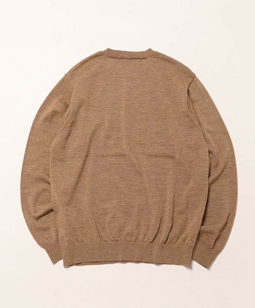 High Twist Wool Knit P/O Camel/キャメル 2(MEN)