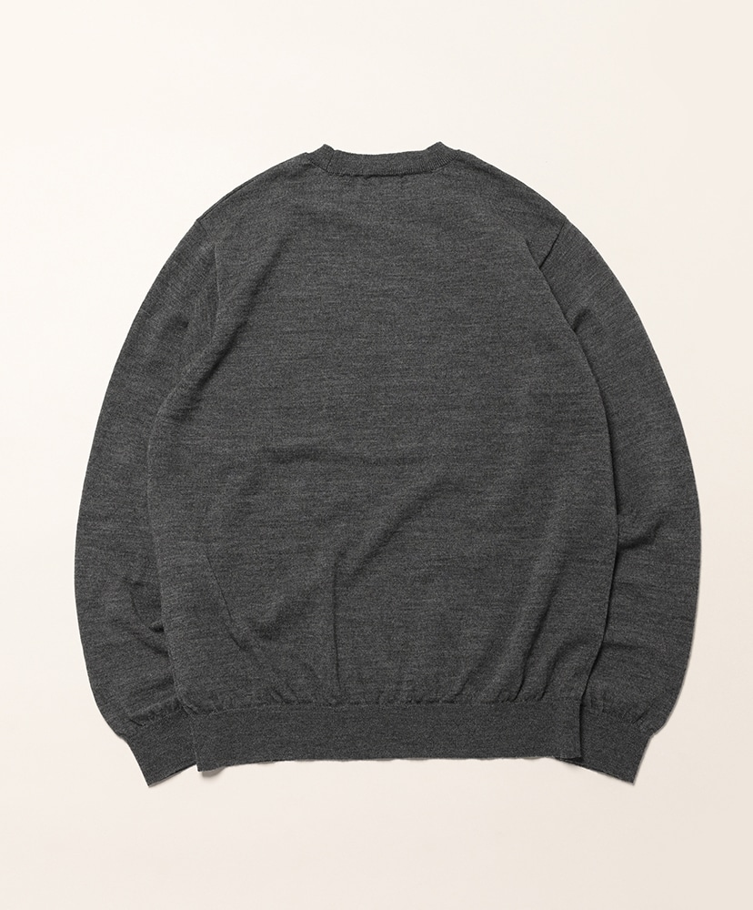 High Twist Wool Knit P/O D.Gray/ダークグレー 2(MEN)