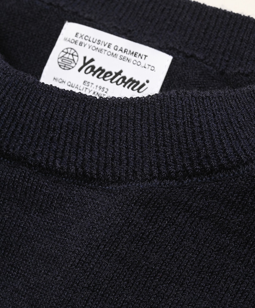 High Twist Wool Knit P/O Navy/ネイビー 2(MEN)