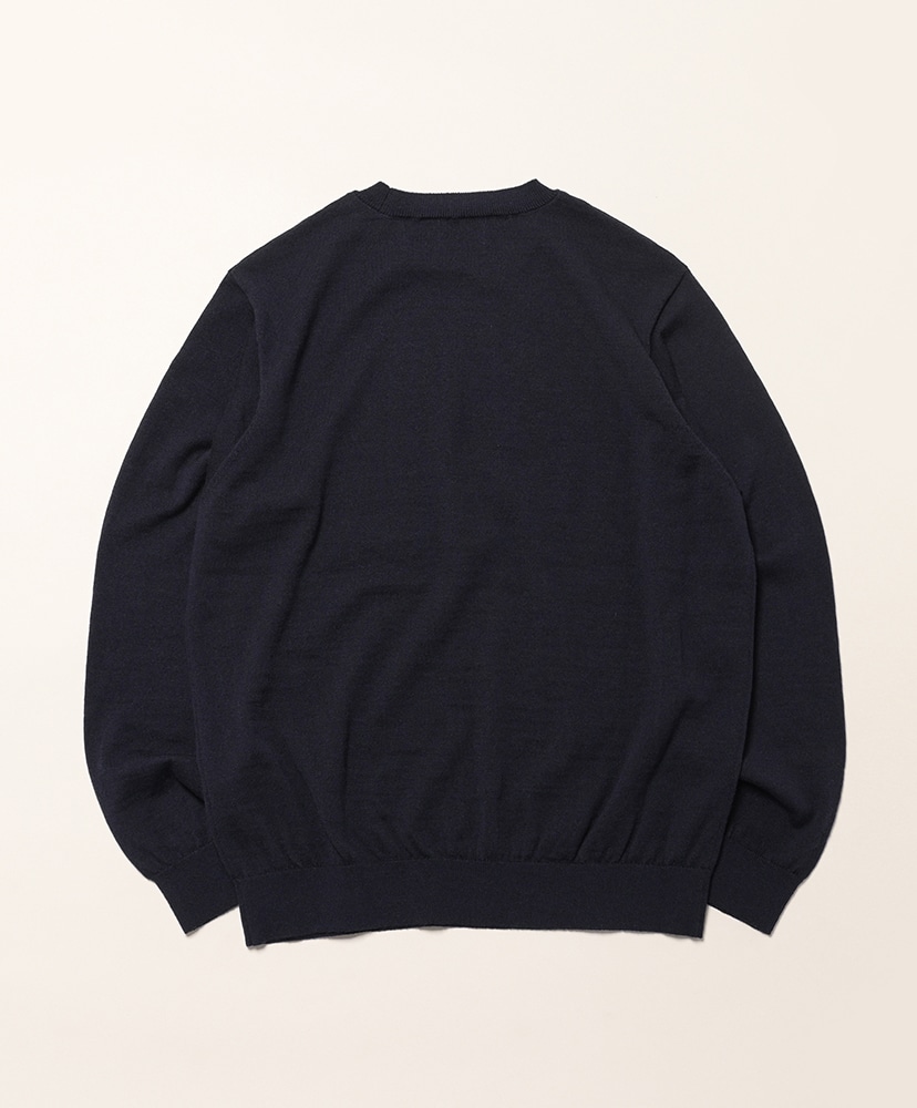 High Twist Wool Knit P/O Navy/ネイビー 2(MEN)
