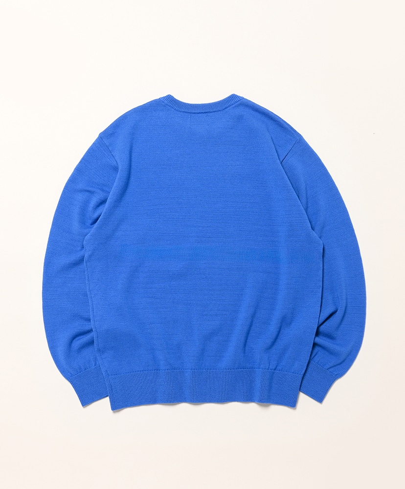 American Wool & Cotton Knit P/O Blue/ブルー 3(MEN)