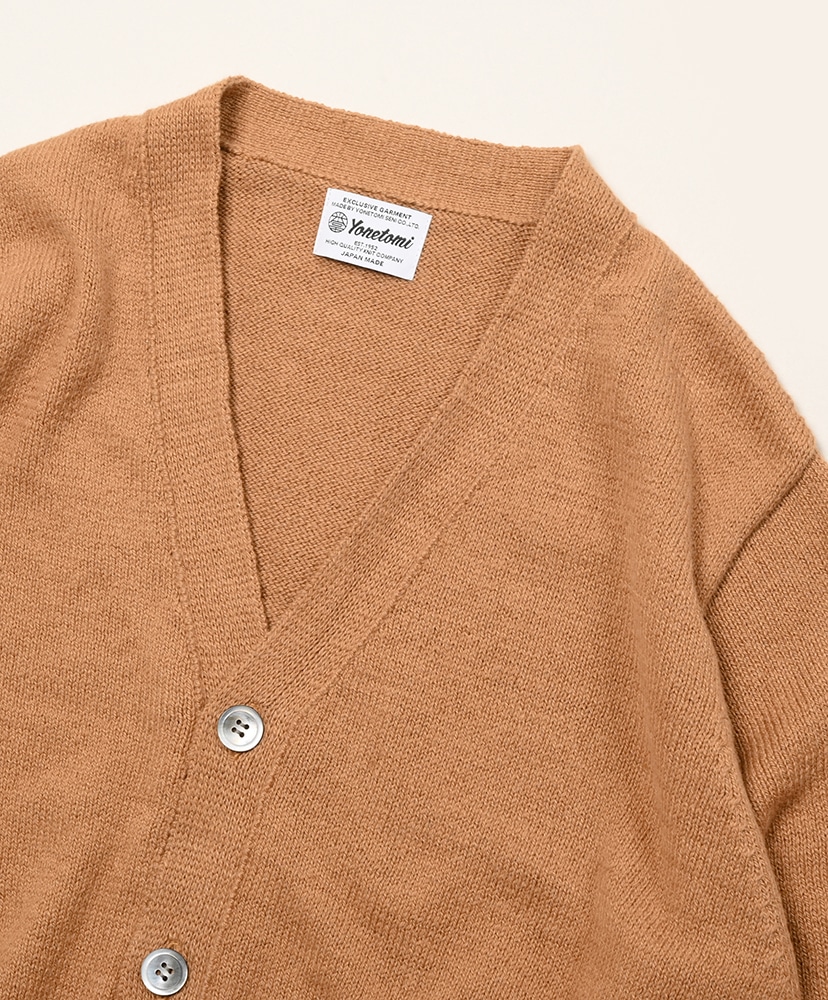 Organic Brown Cotton Knit Cardigan Brown / ブラウン 2(MEN)