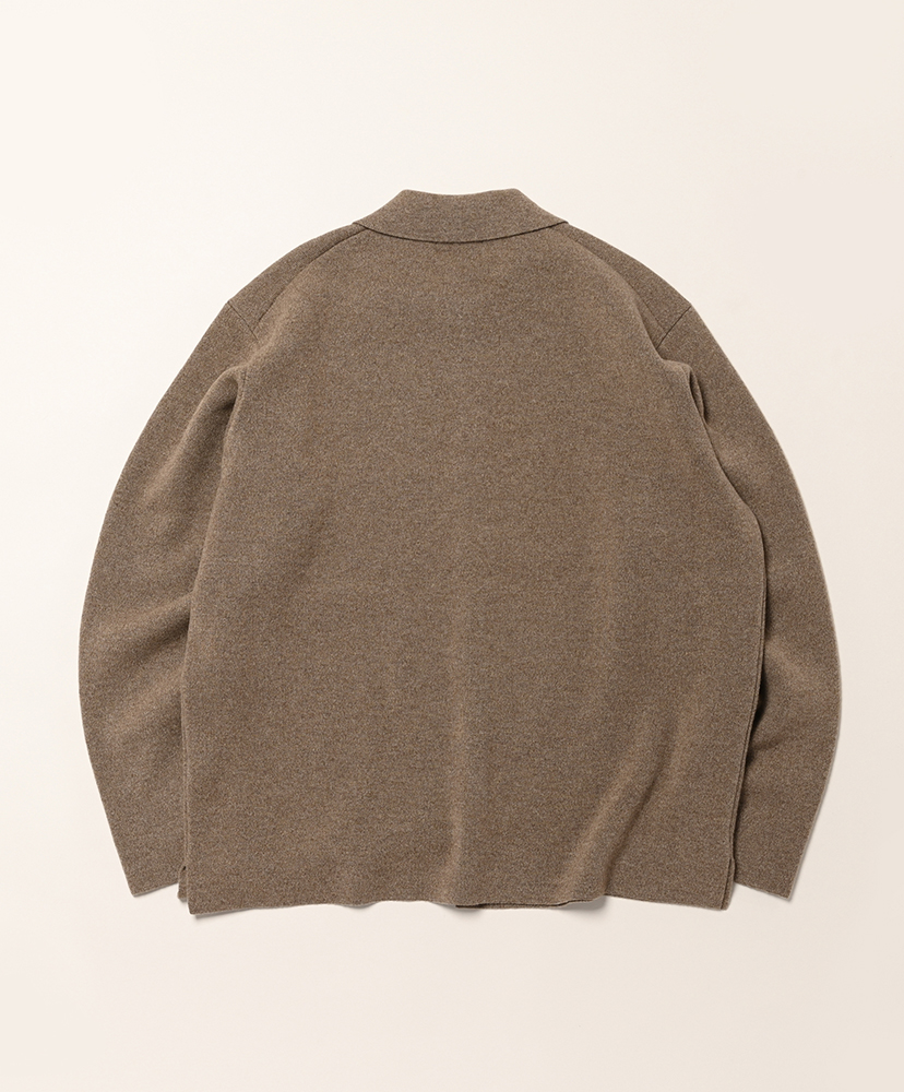 Shirts Cardigan Brown Melange/ブラウンメランジ 46(MEN)