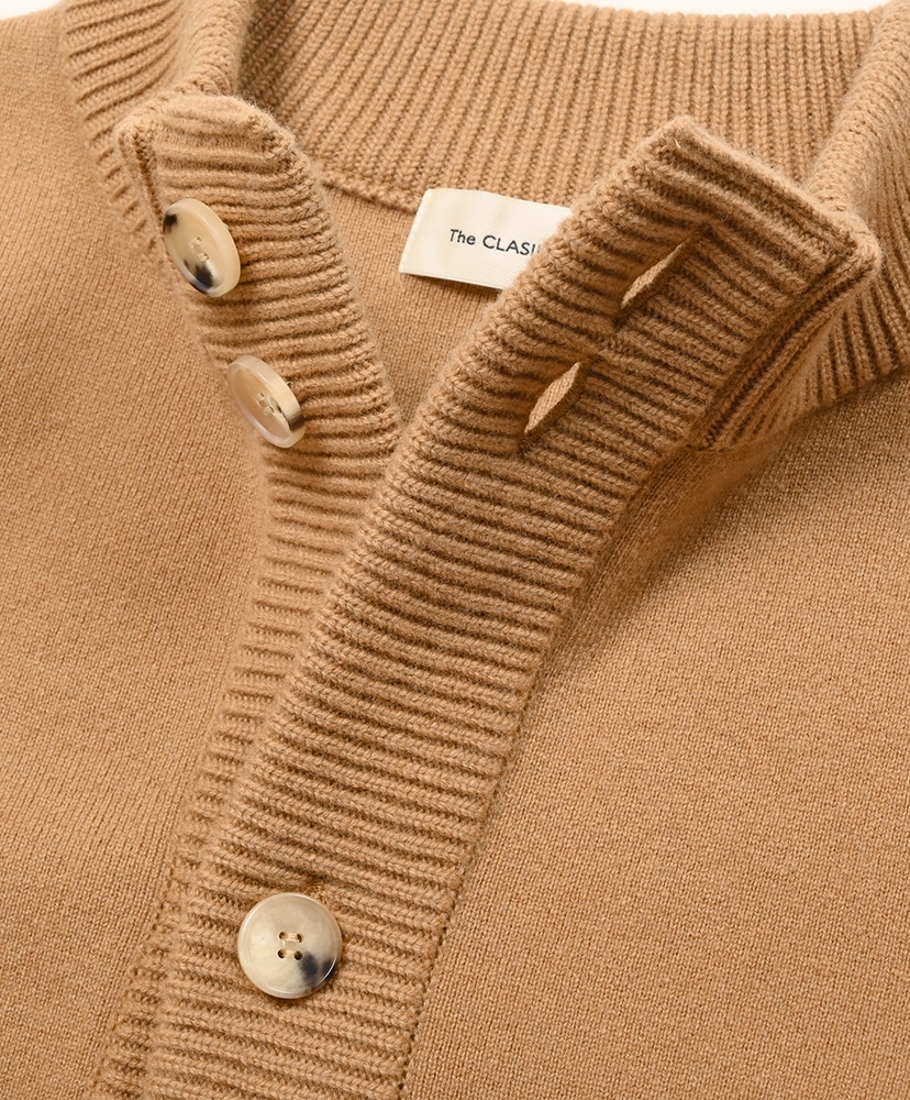 Crew Neck Cardigan Camel/キャメル 46(MEN)