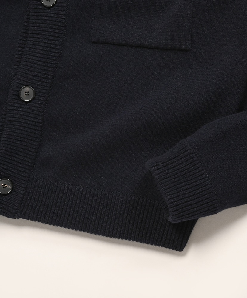 Crew Neck Cardigan Navy/ネイビー 46(MEN)