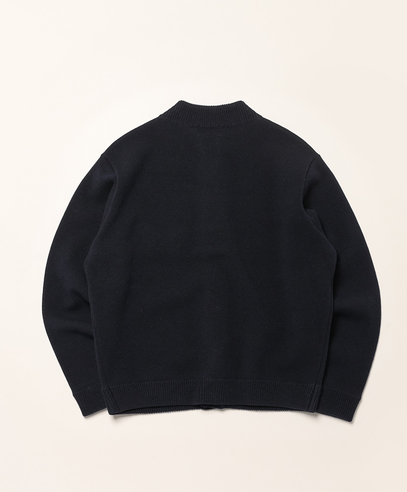 Crew Neck Cardigan Navy/ネイビー 46(MEN)