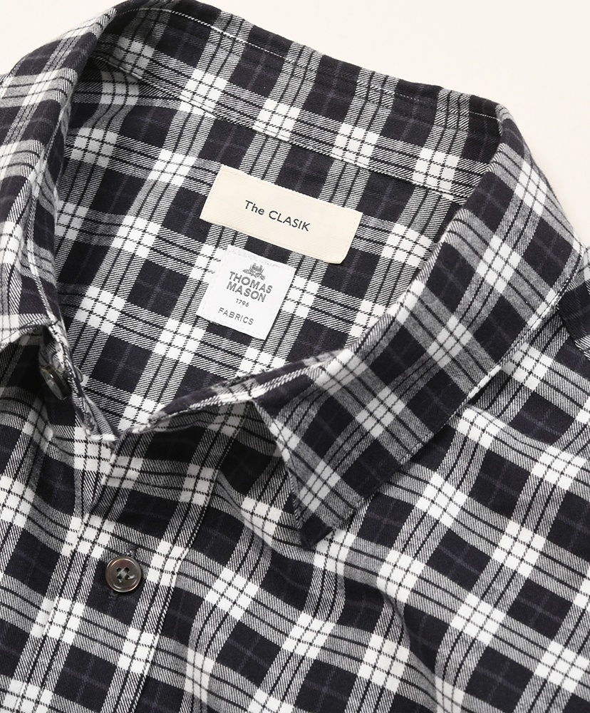 Minimal Classic Shirts Black×White/ブラック×ホワイト 46(MEN)