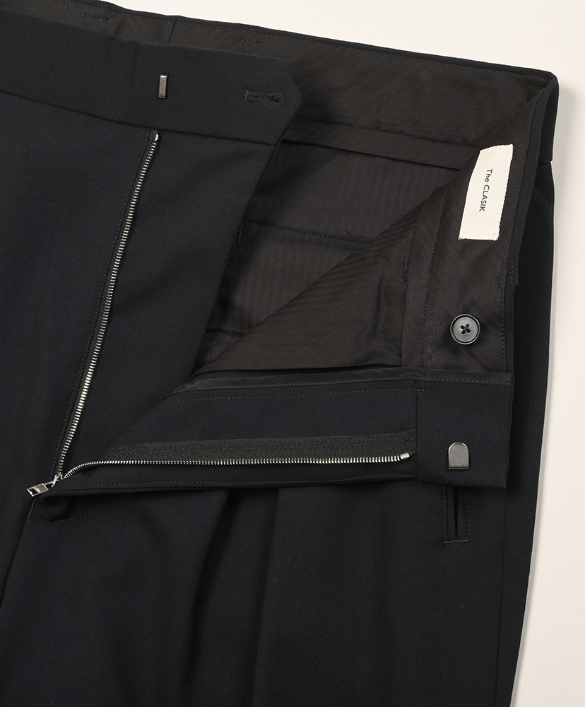 Inverted Pleats Trouser Navy/ネイビー 44(MEN)