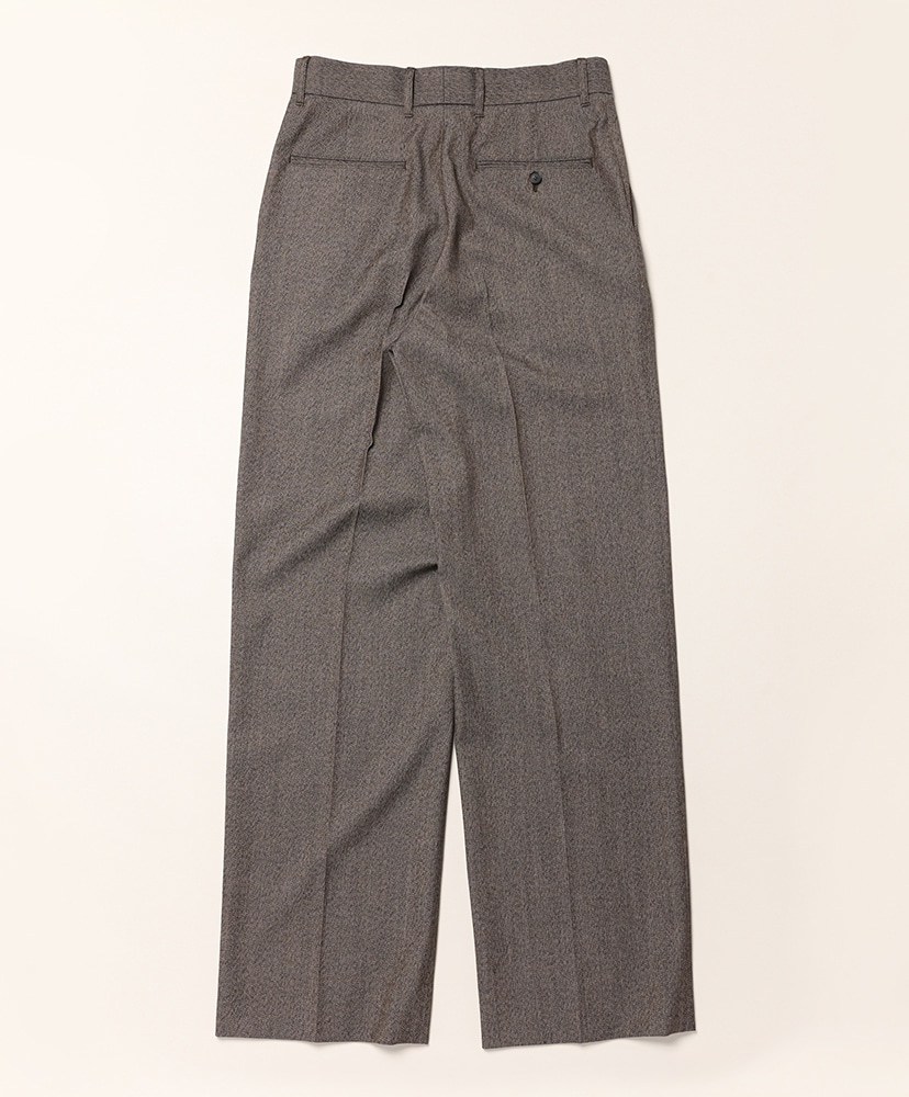 Wide Leg Tailored Trouser Brown/ブラウン 44(MEN)
