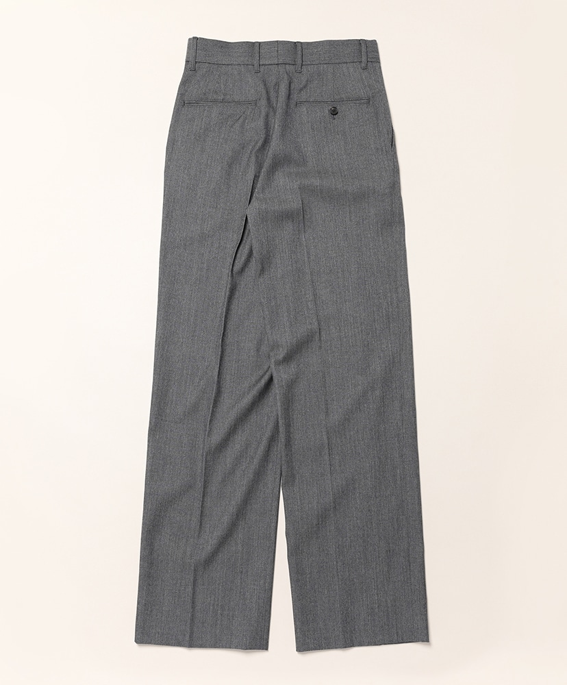 Wide Leg Tailored Trouser Navy/ネイビー 44(MEN)