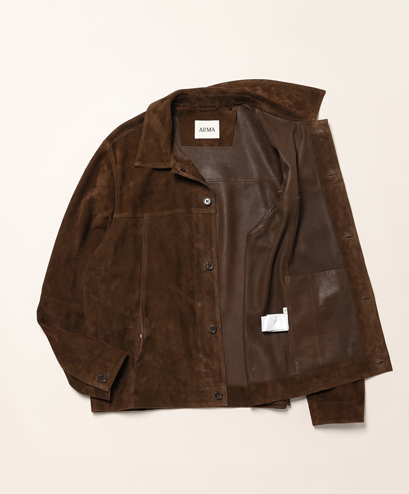 Jaden Goat Suede Mud Brown/マッドブラウン 48(MEN)