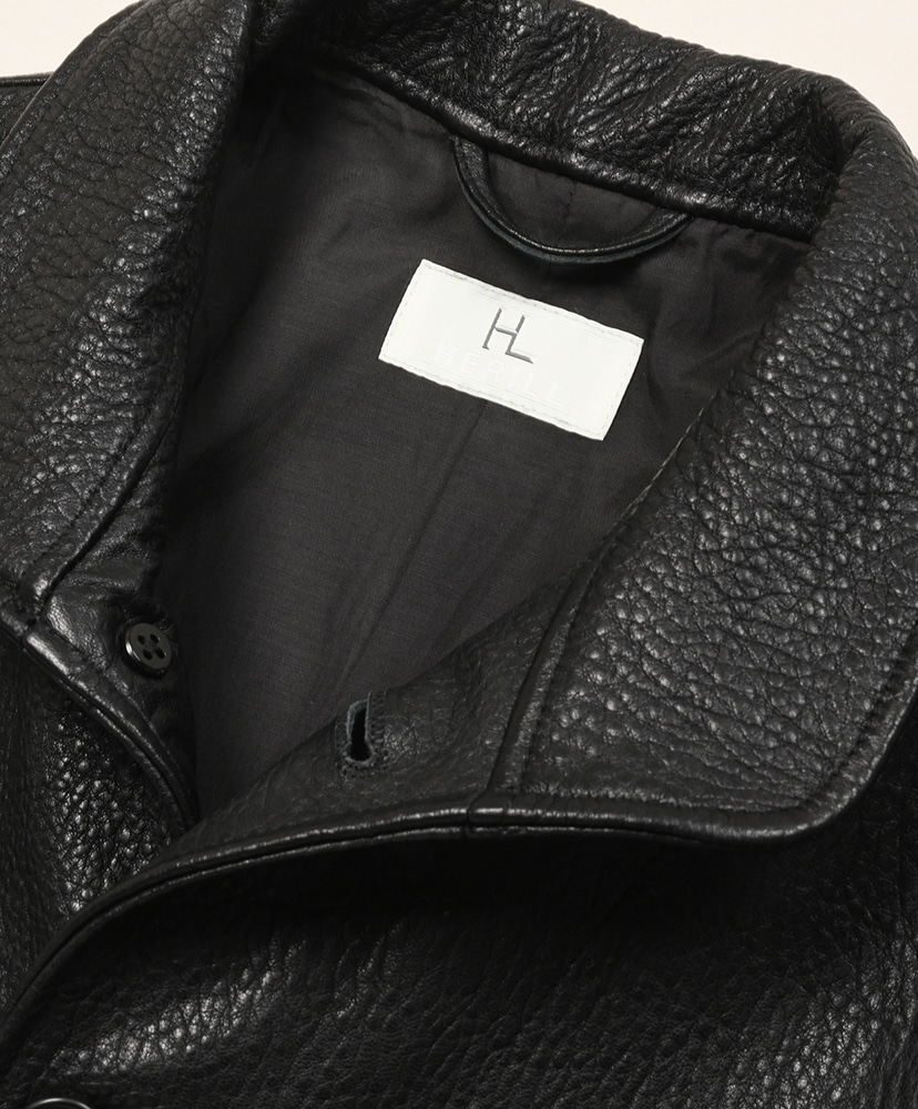 Shrink lamb Cossack jacket Black/ブラック 2(MEN)