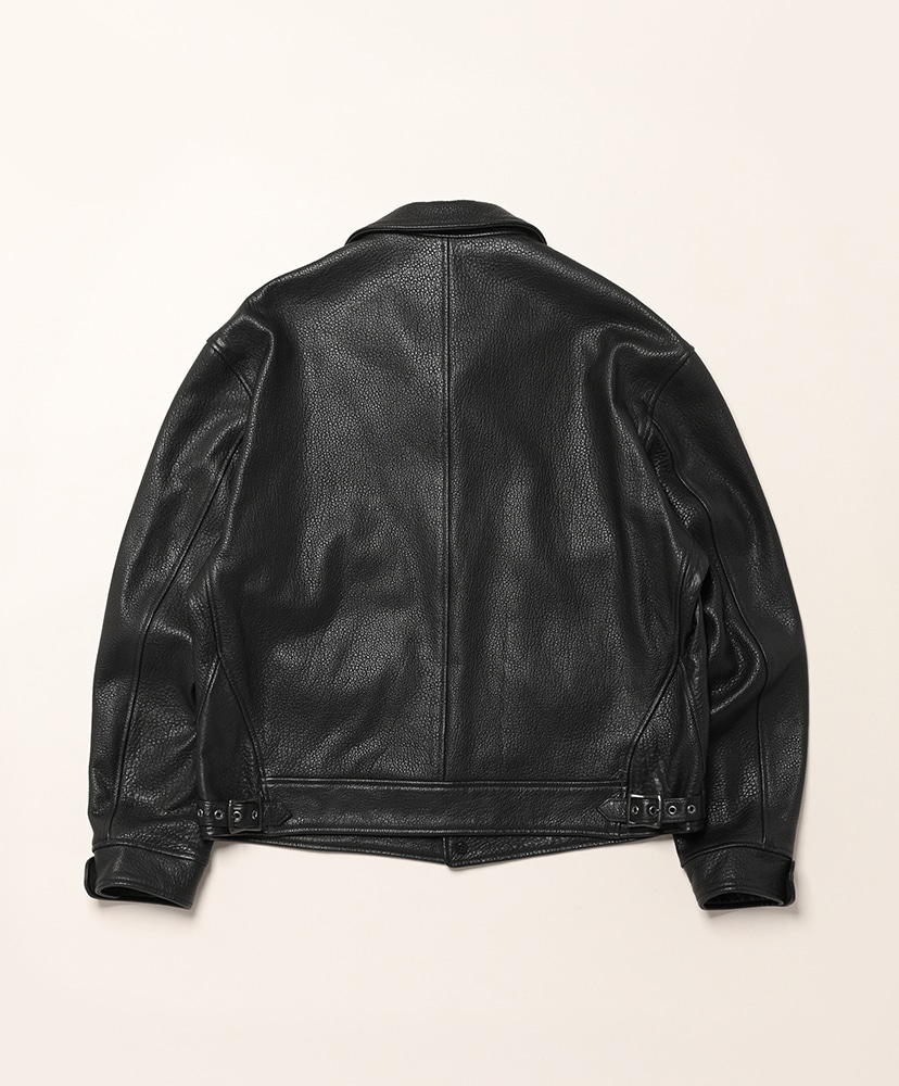 Shrink lamb Cossack jacket Black/ブラック 2(MEN)