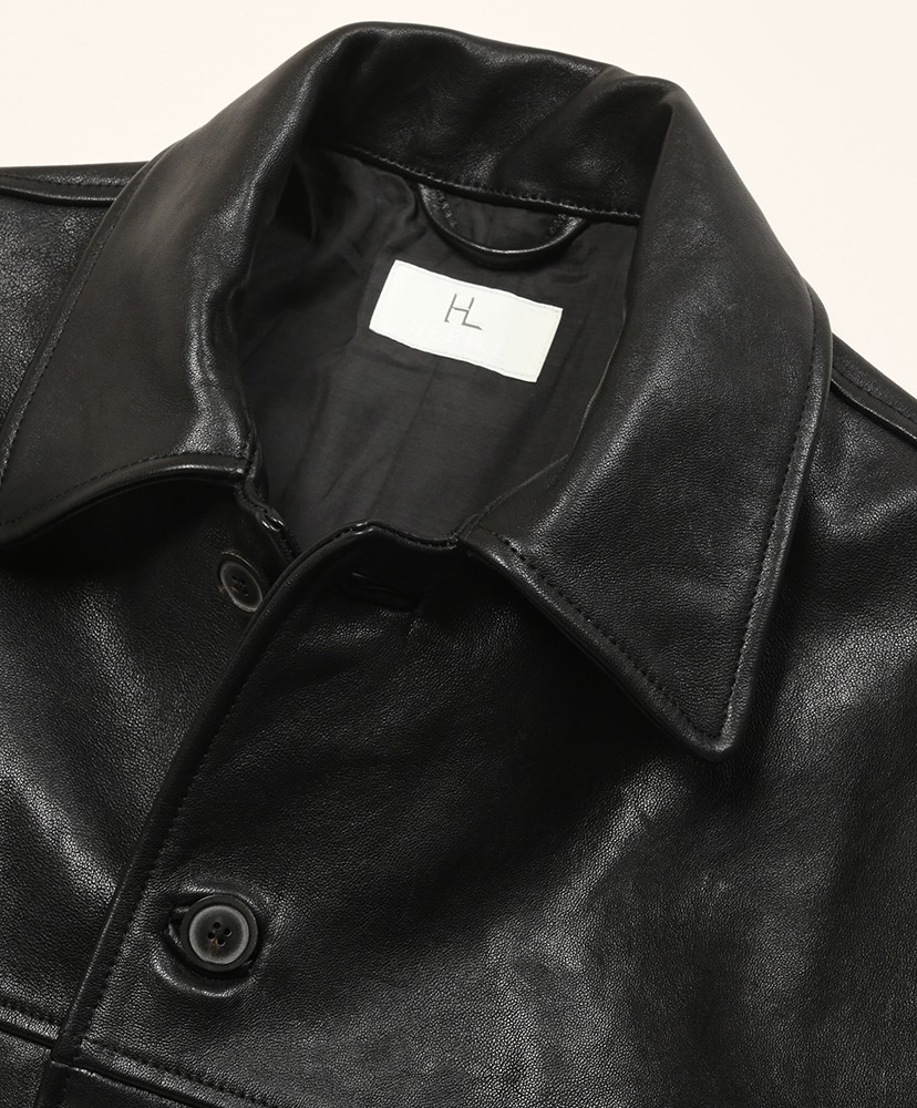 Lambleather Car jacket Black/ブラック 0(MEN)