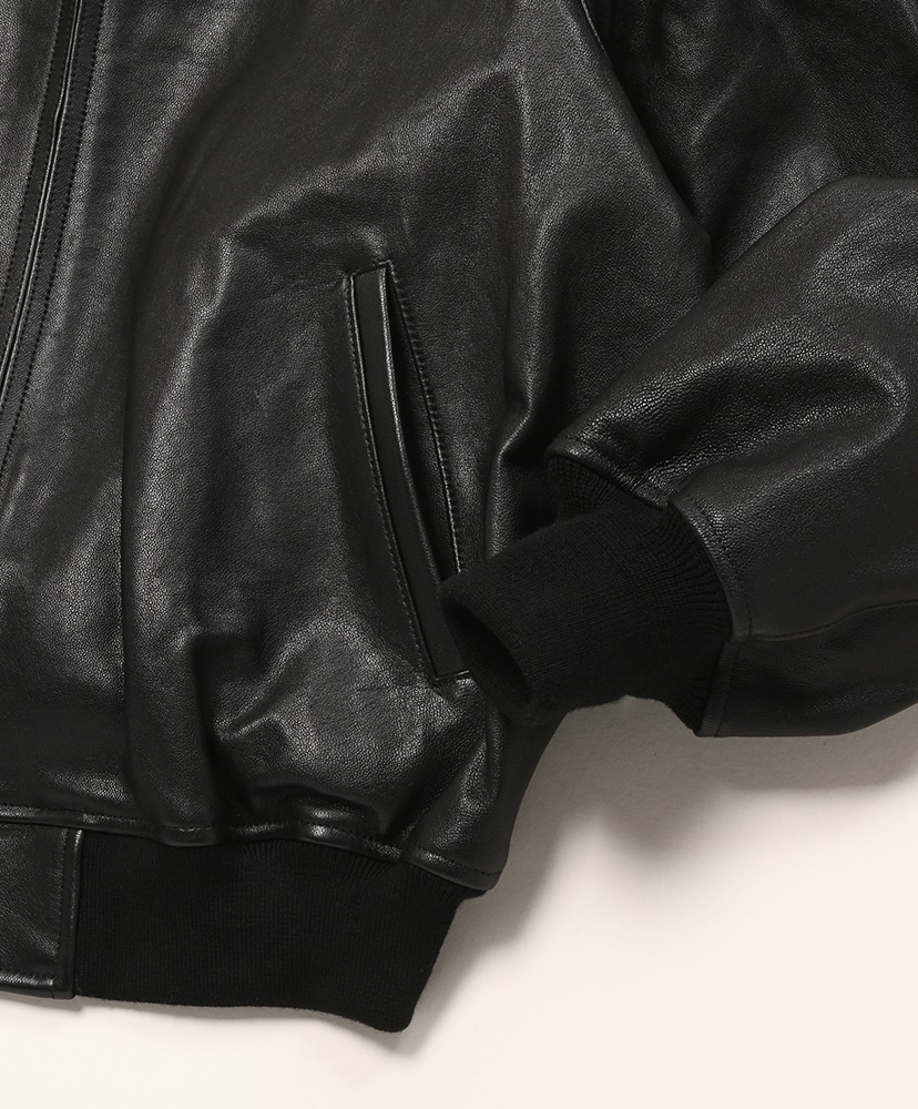 Lambleather Weekend jacket Black/ブラック 1(MEN)