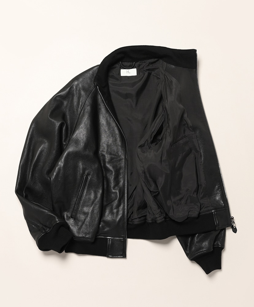 Lambleather Weekend jacket Black/ブラック 1(MEN)