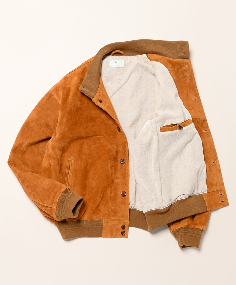 Goatsuede Sports Jacket Brown/ブラウン 2(MEN)