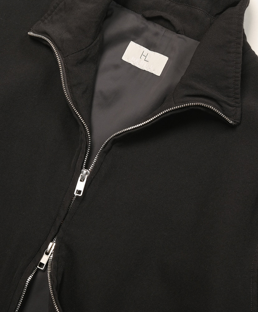 Backsatin Zip-up Jacket Brown/ブラウン 1(MEN)