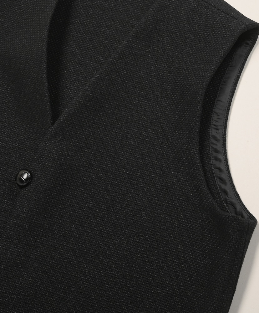 Cashmerelinemat Chimayovest Black/ブラック 1(MEN)