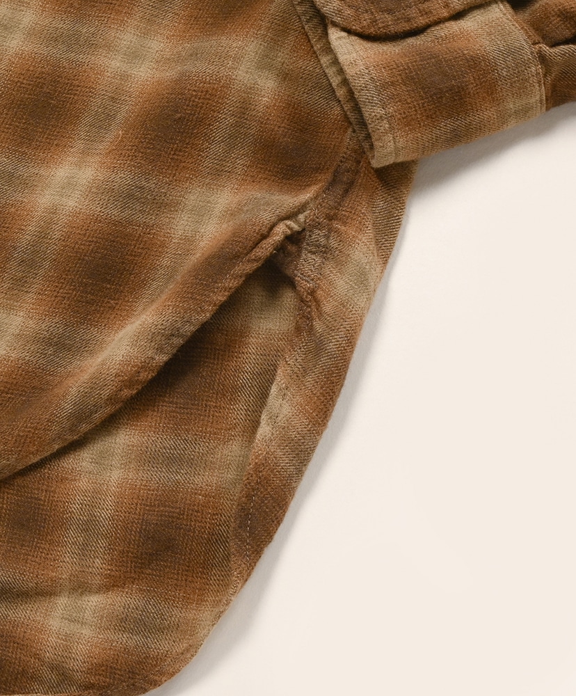 Check Work Shirt Brown/ブラウン 1(MEN)