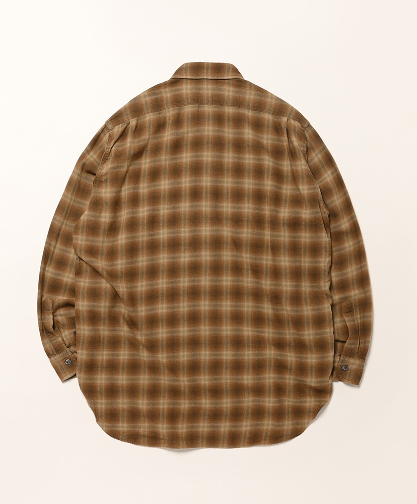 Check Work Shirt Brown/ブラウン 1(MEN)