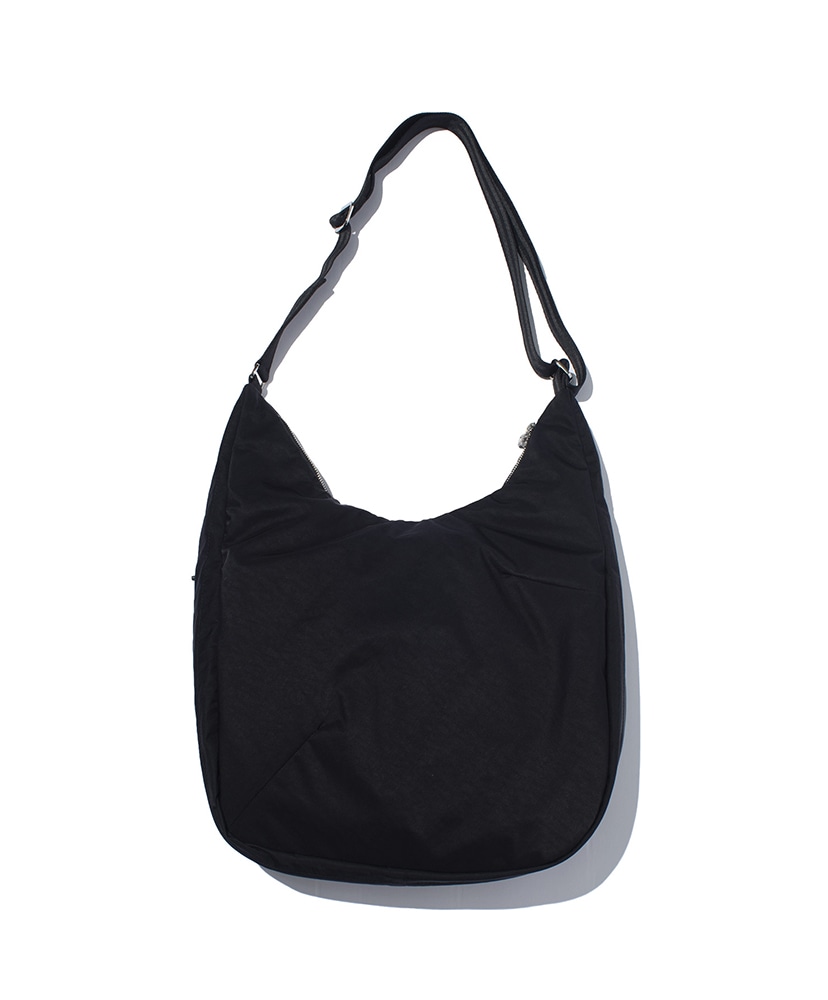 Textured Twill Shoulder Tote Black/ブラック FREE
