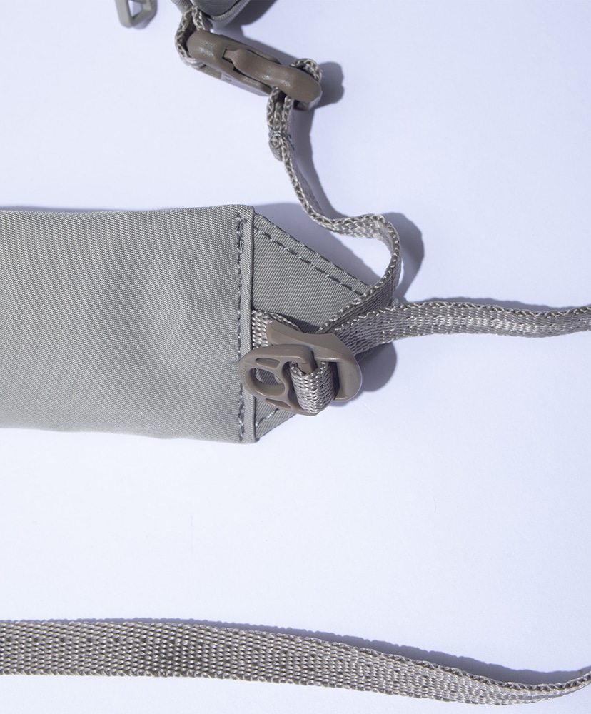 Textured Twill Pouch 2.0 Beige/ベージュ FREE