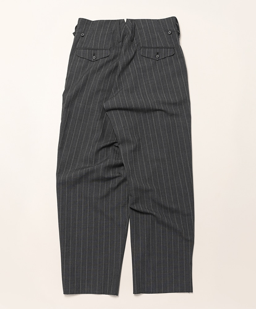 Military Slacks SHARKSKIN Gray Stripe/グレーストライプ 1(MEN)