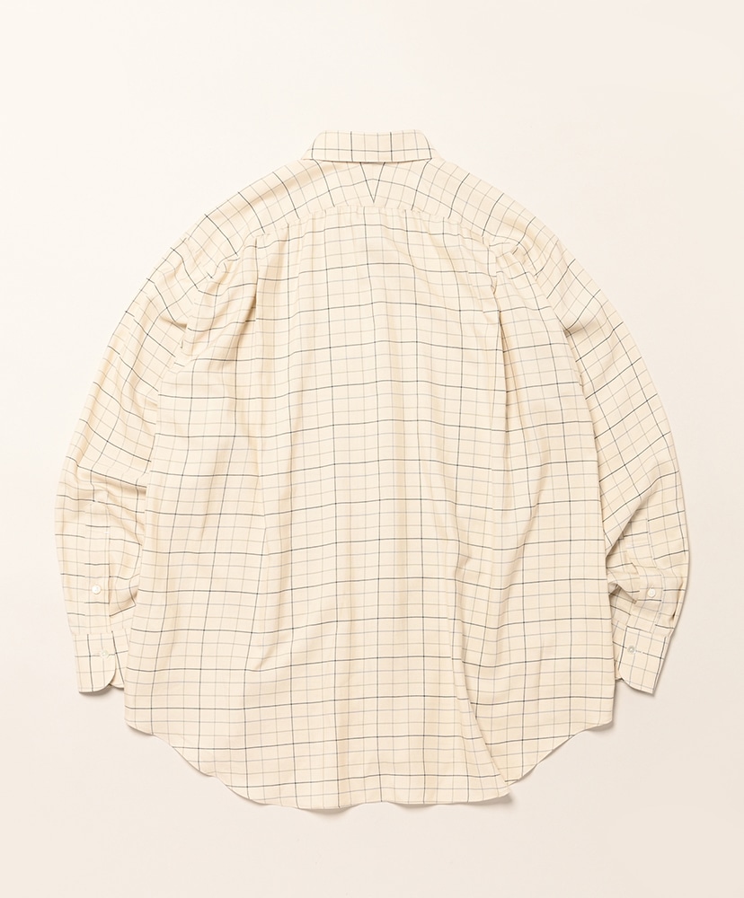 short ponit shirts C/S TATTERSALL Oatmeal/オートミール 1(MEN)