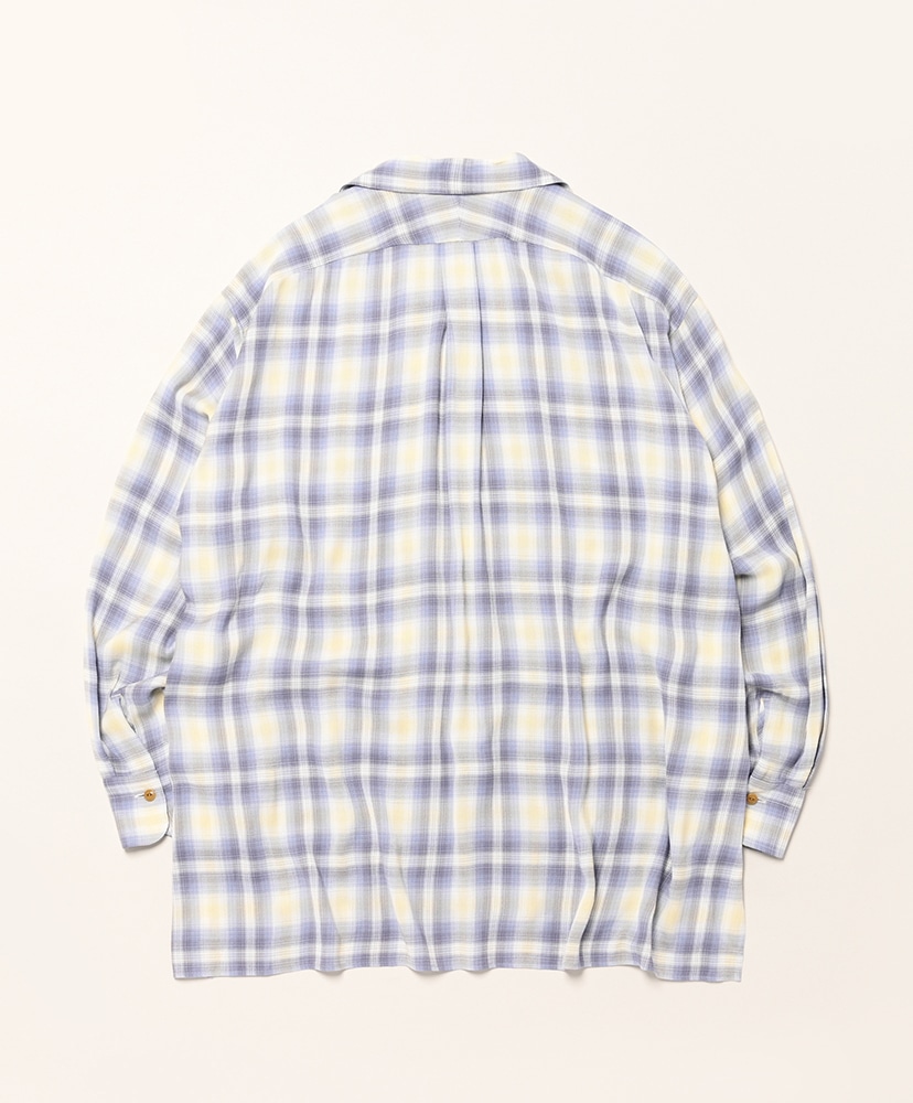 Op Collor Shirts Rayon Silk White Ombre White/ ホワイト 1(MEN)