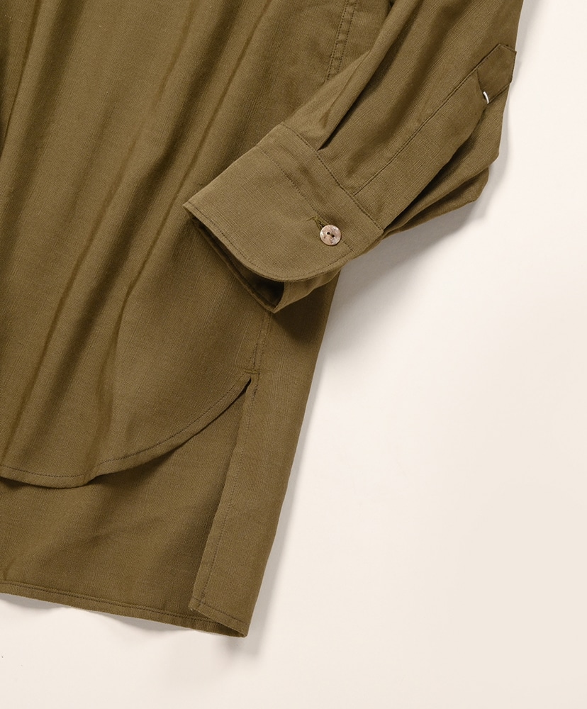 PULL OVER SHIRTS KHAKI OX Khaki/カーキ 2(MEN)