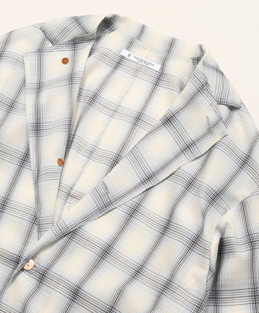 LOFTMAN別注 50th 折って折ってシャツジャケット H WOOL Chocomint/チョコミント 1(MEN)