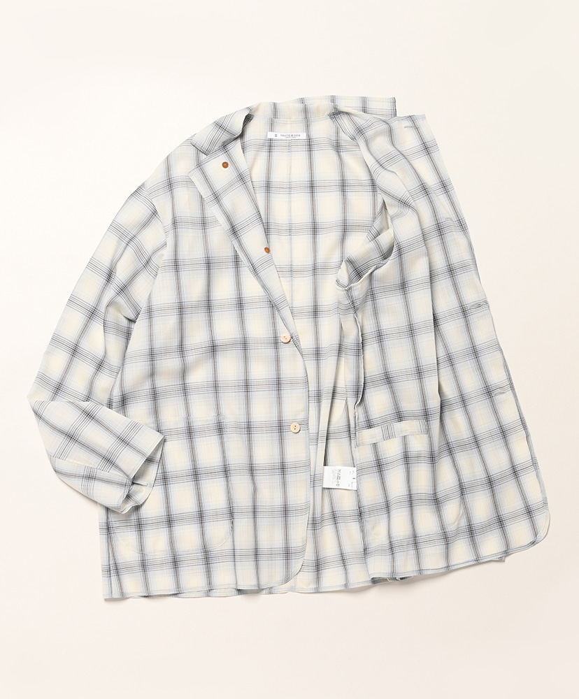 LOFTMAN別注 50th 折って折ってシャツジャケット H WOOL Chocomint/チョコミント 1(MEN)