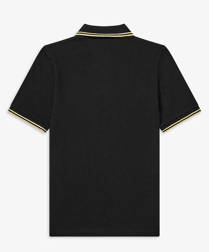 The Original Twin Tipped Fred Perry Shirt Black×Champagne/ブラック×シャンパン 40(MEN)