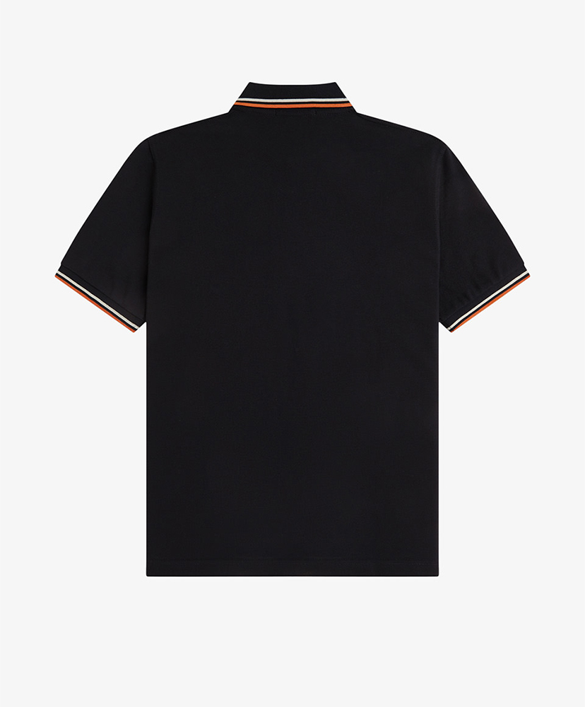 The Original Twin Tipped Fred Perry Shirt Black×White×Summer clay/ブラック×ホワイト×サマークレイ 40(MEN)