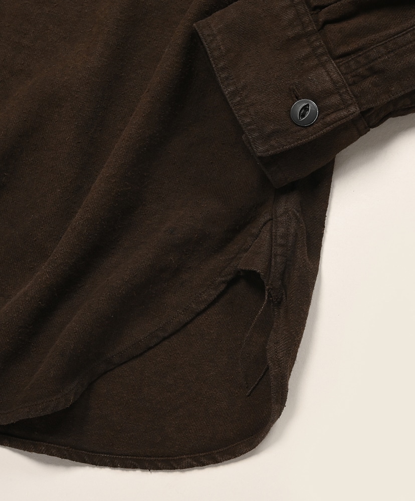 Lot.121 Work Shirt Mud Dyed Brown/マッドダイドブラウン 15(MEN)