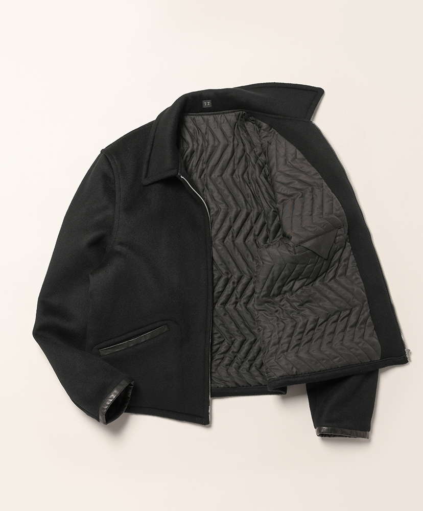 Lot.332 Leather-Piped Cuff Sports Jacket Black/ブラック 40(MEN)