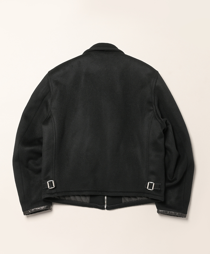 Lot.332 Leather-Piped Cuff Sports Jacket Black/ブラック 40(MEN)