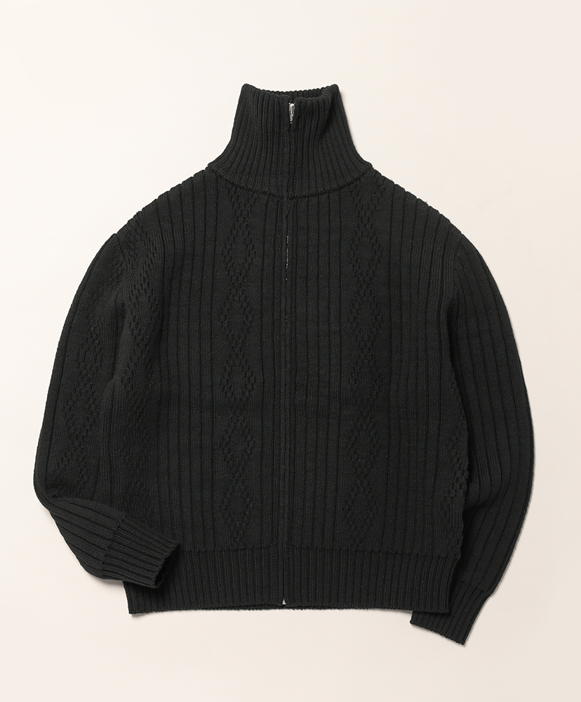 Lot.533 Zip-Up Knit Blouson Black/ブラック 40(MEN)