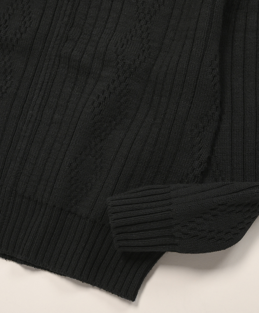Lot.533 Zip-Up Knit Blouson Black/ブラック 40(MEN)